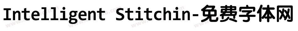 Intelligent Stitchin字体转换